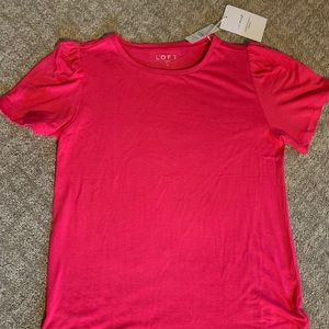 COPY - NWT Loft pink light weight sweater/top.